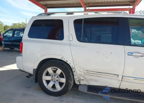 2010 Nissan Armada Titanium z USA, uszkodzony, nr VIN 5N1BA0ND0AN622261